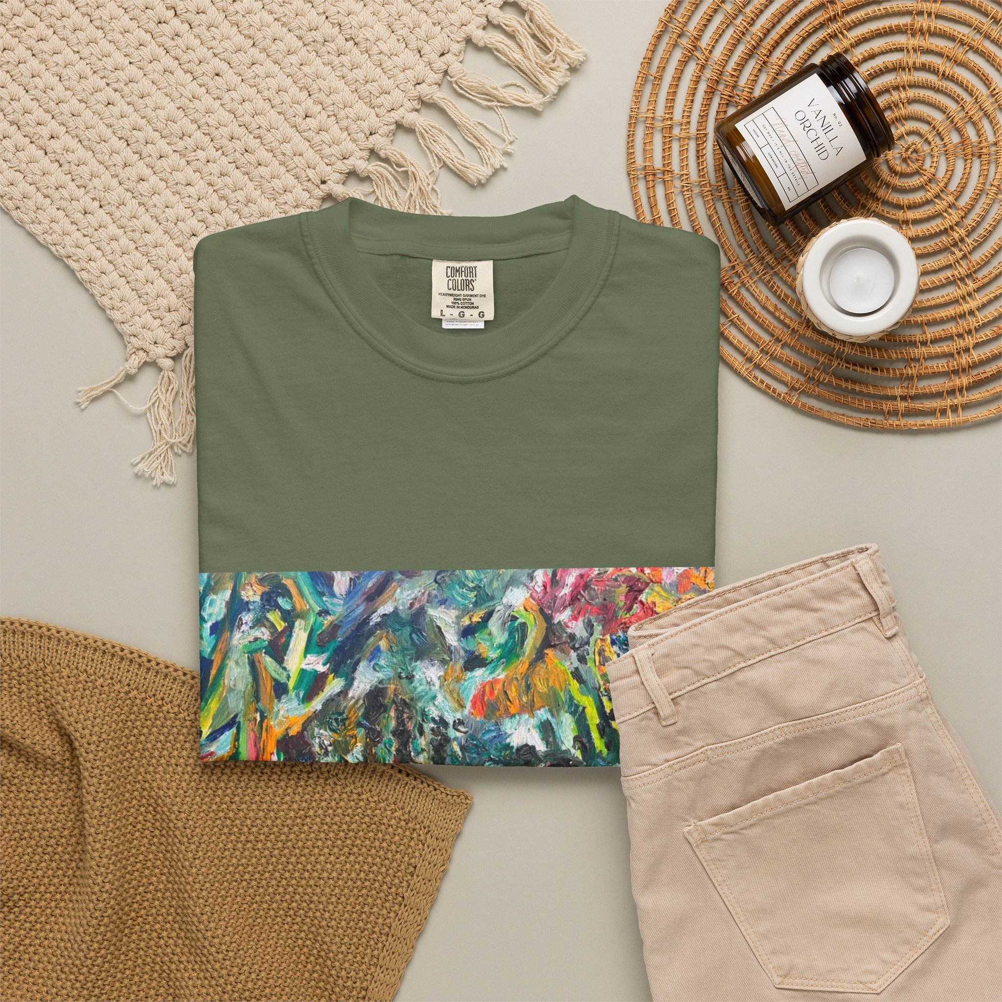 Backyard Simi Valley Art T-Shirt - Image 40