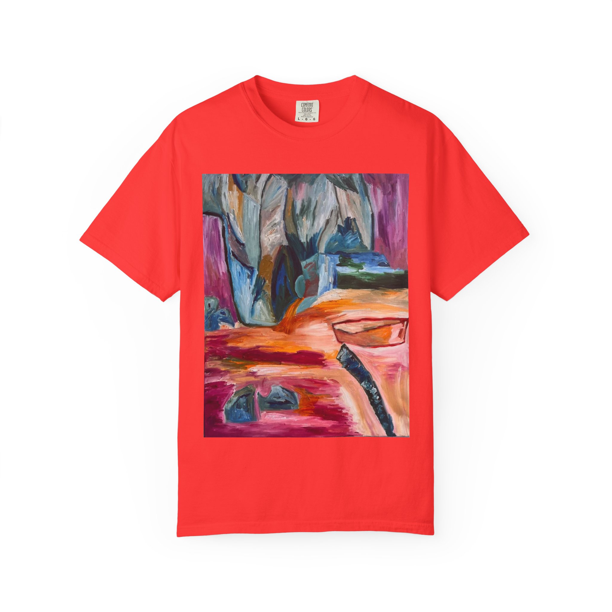 Boat in the Sand Art T-Shirt - Image 5