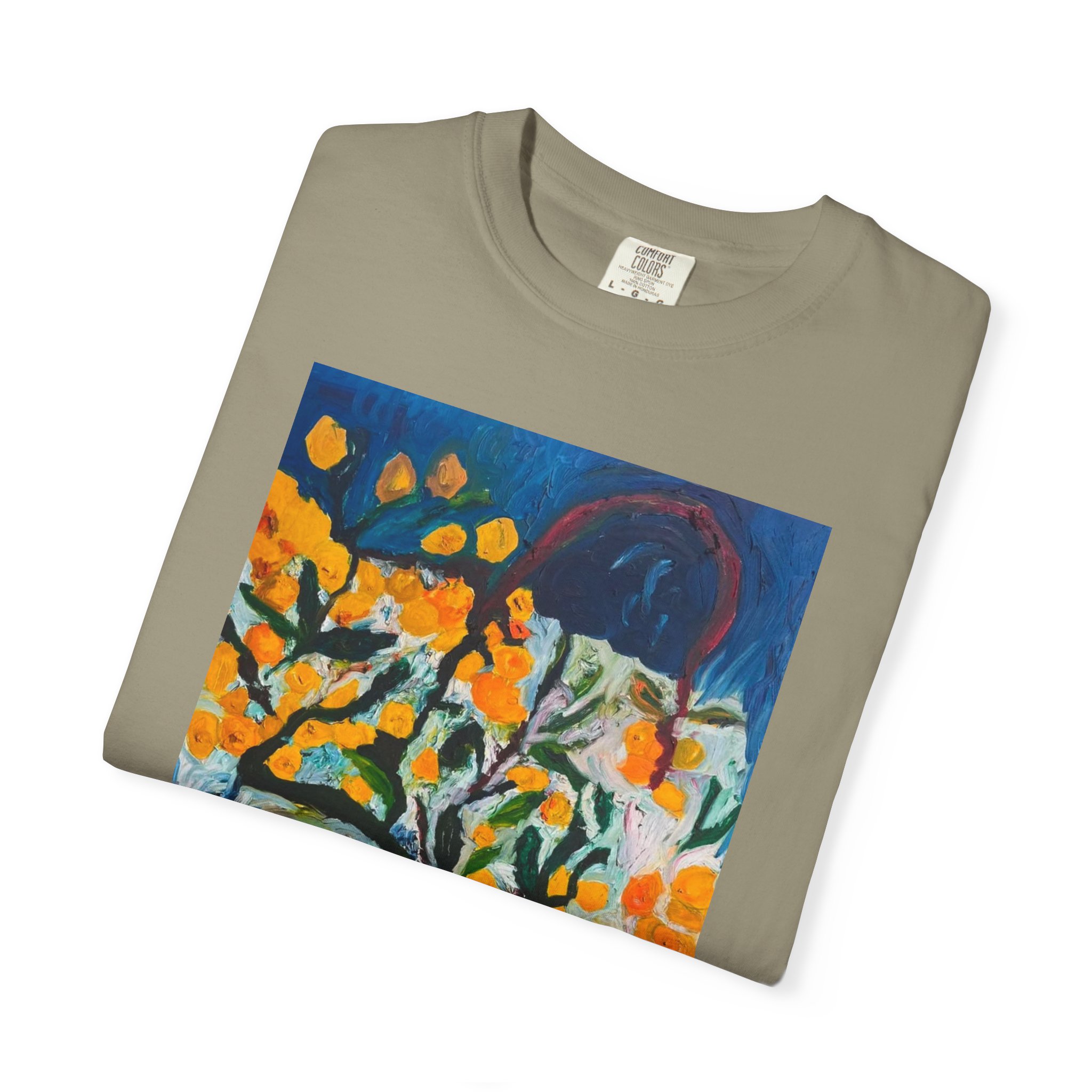 Backyard Lemon Tree Art T-Shirt - Image 27