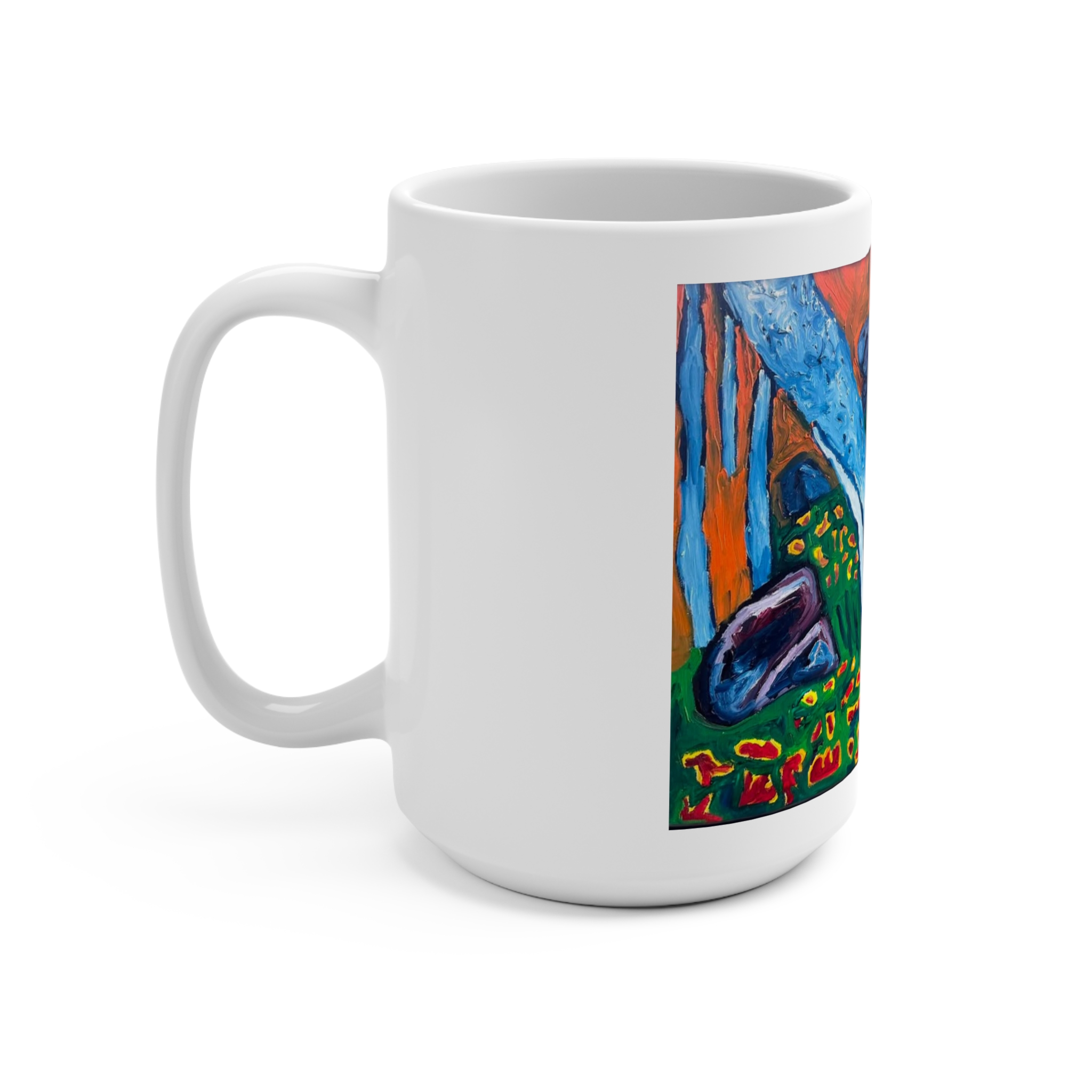 Sequoia National Park Ce n’est pas un pied Art Coffee Cup - Image 3