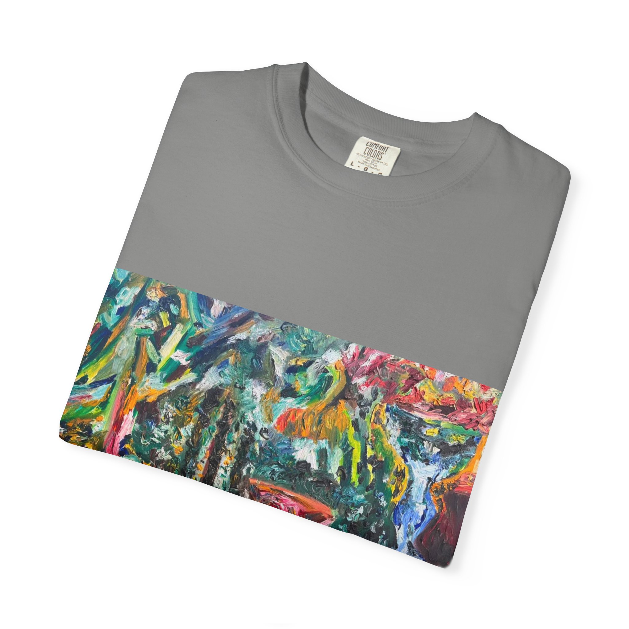 Backyard Simi Valley Art T-Shirt - Image 43