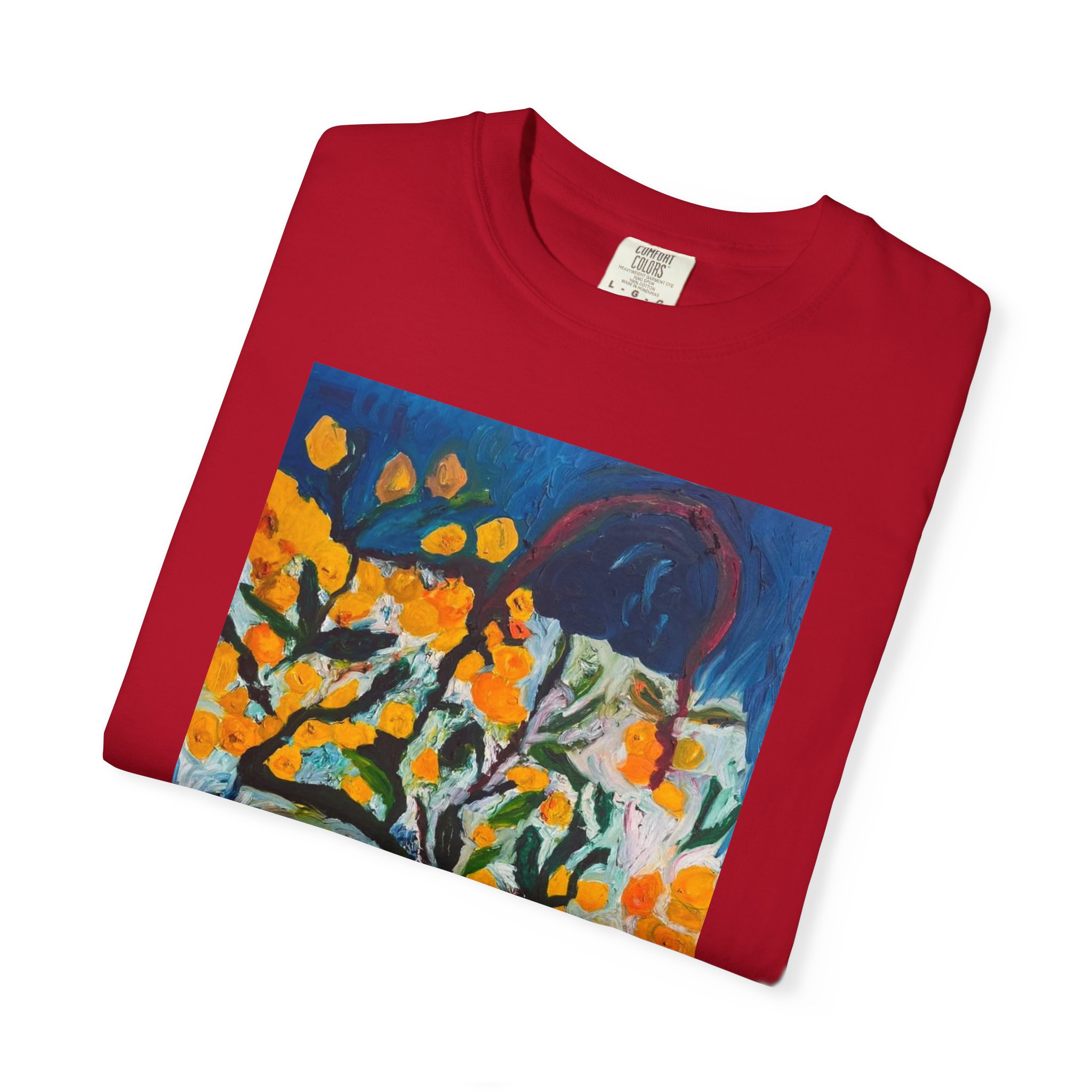 Backyard Lemon Tree Art T-Shirt - Image 59