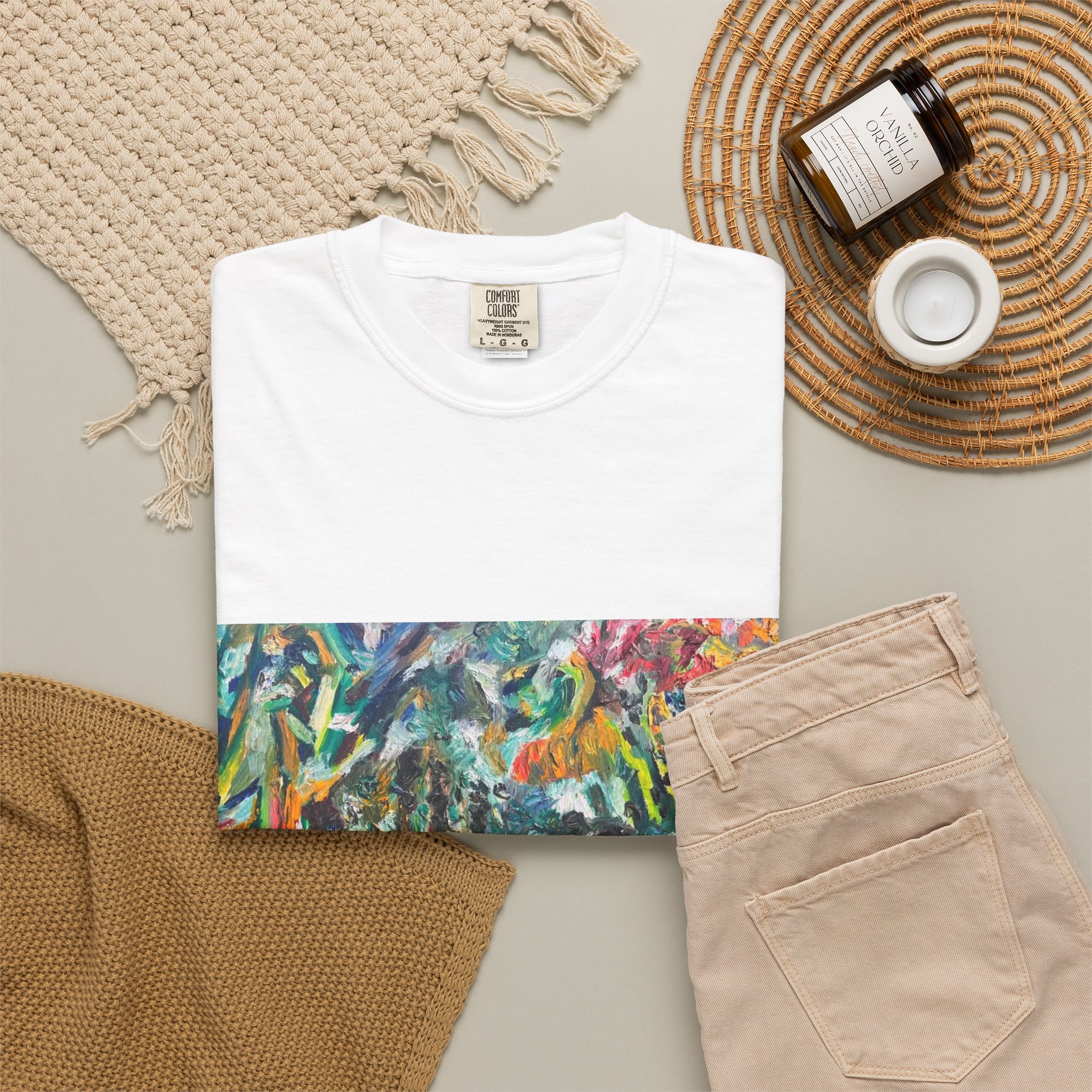 Backyard Simi Valley Art T-Shirt - Image 4