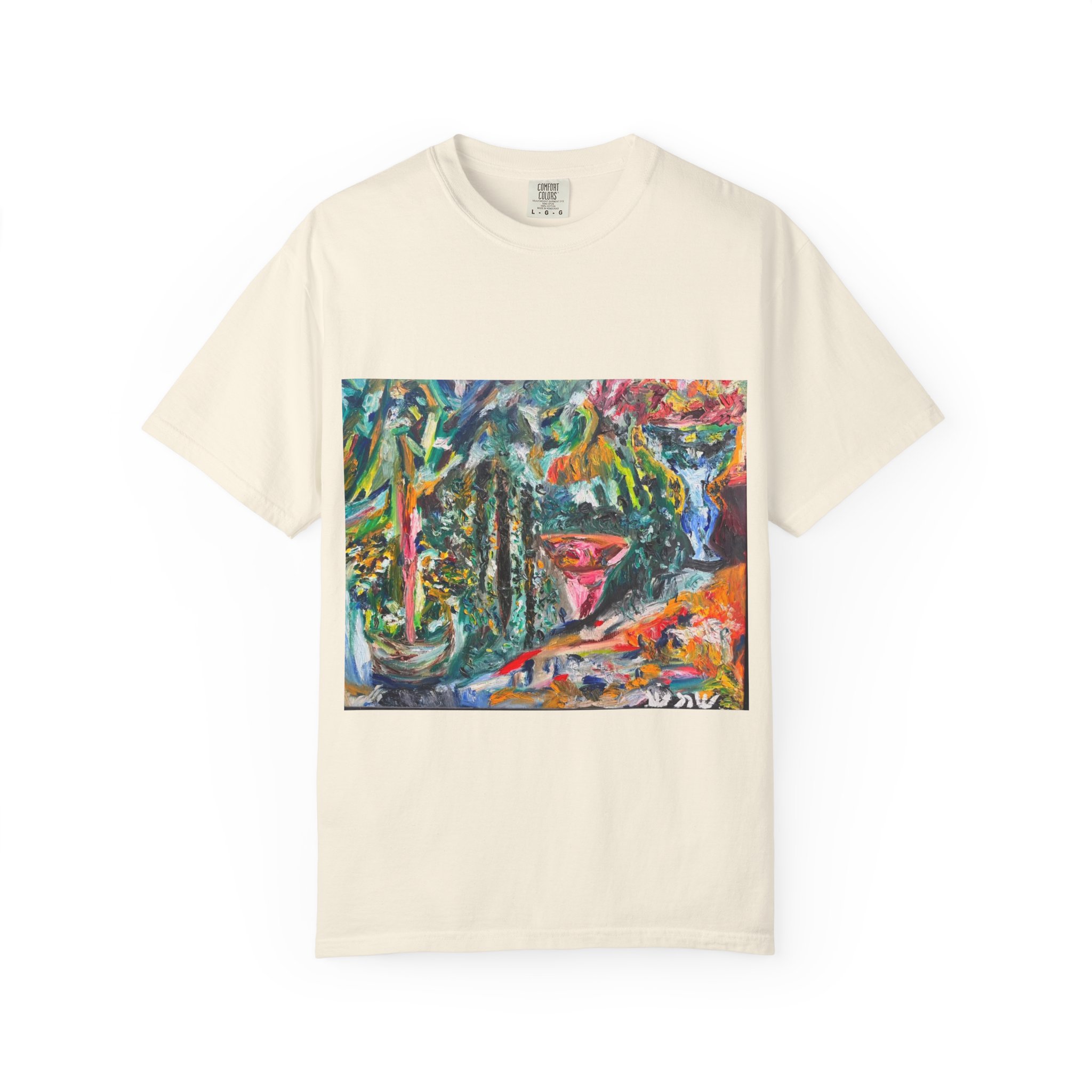 Backyard Simi Valley Art T-Shirt - Image 13