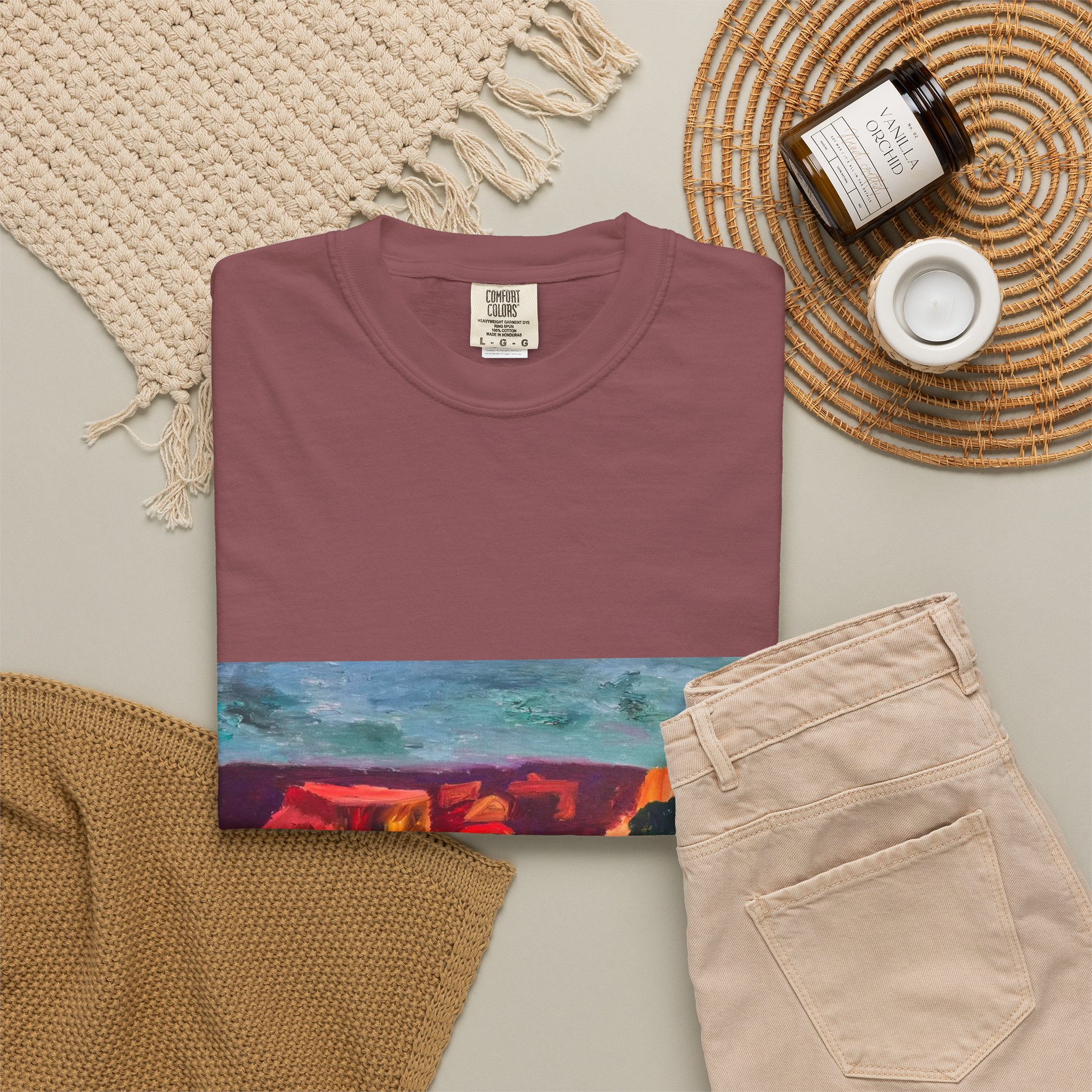 Grand Canyon Vishnu Schist Art T-Shirt - Image 12