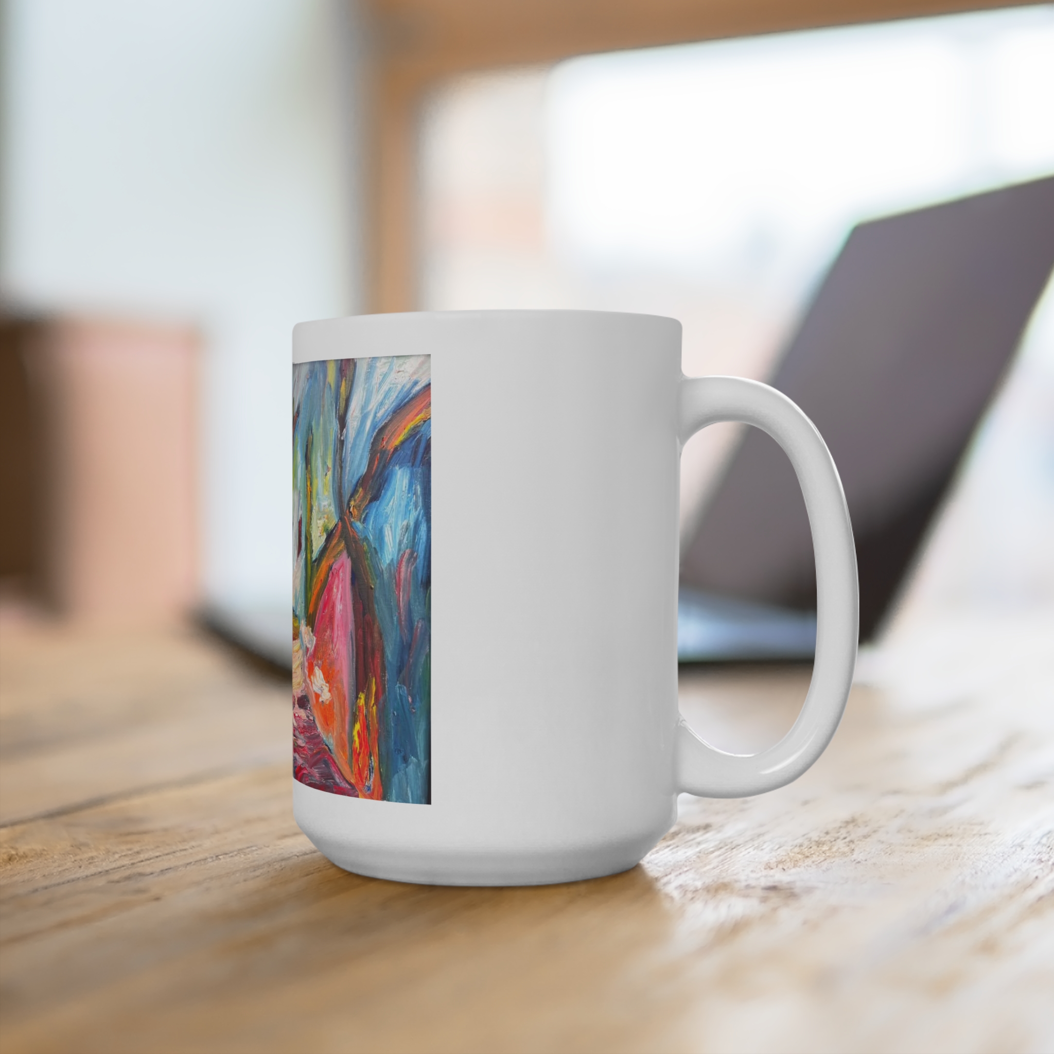 House in the Woods Art Coffee Cup - Image 4
