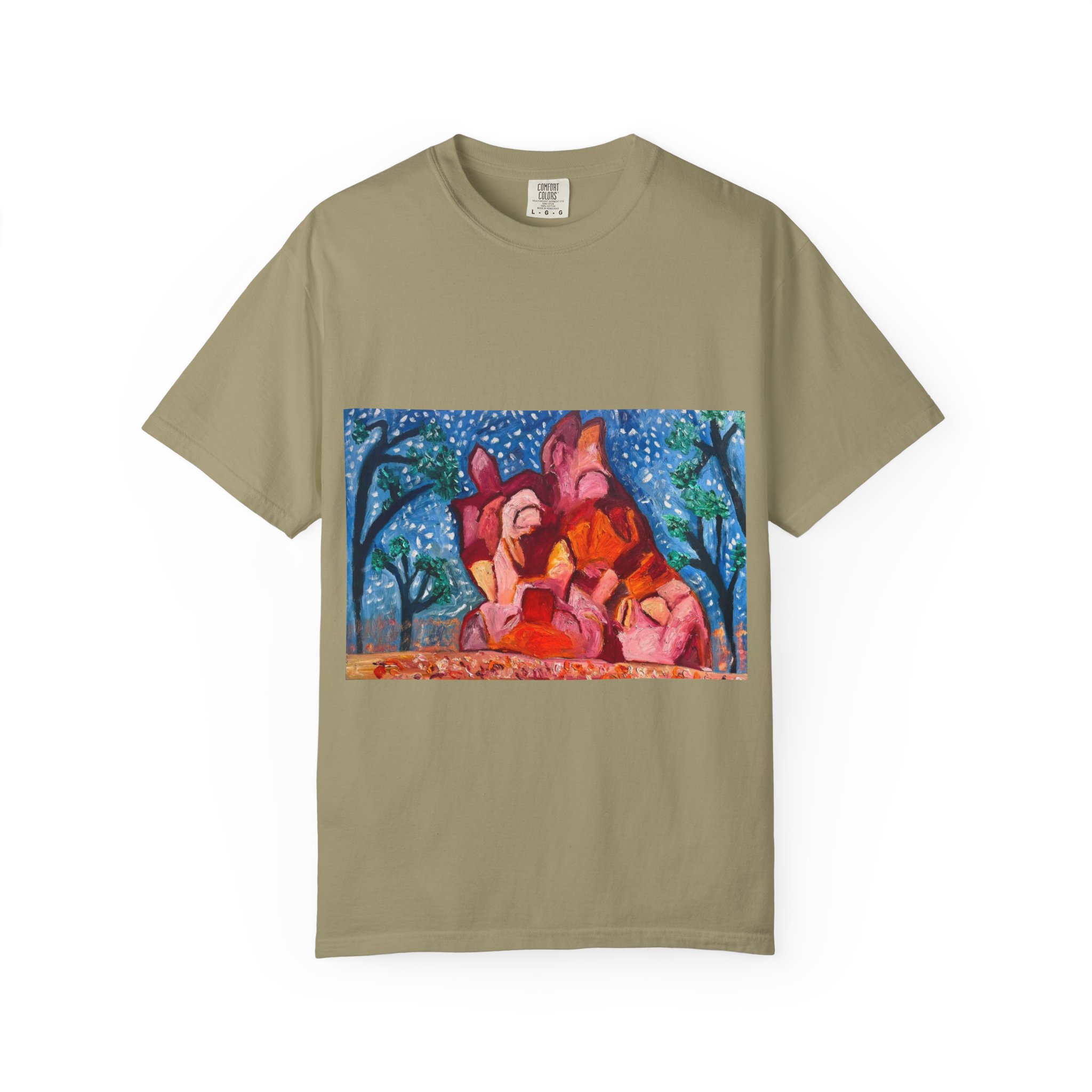 Love Mountain Joshua Tree National Park Art T-Shirt - Image 17