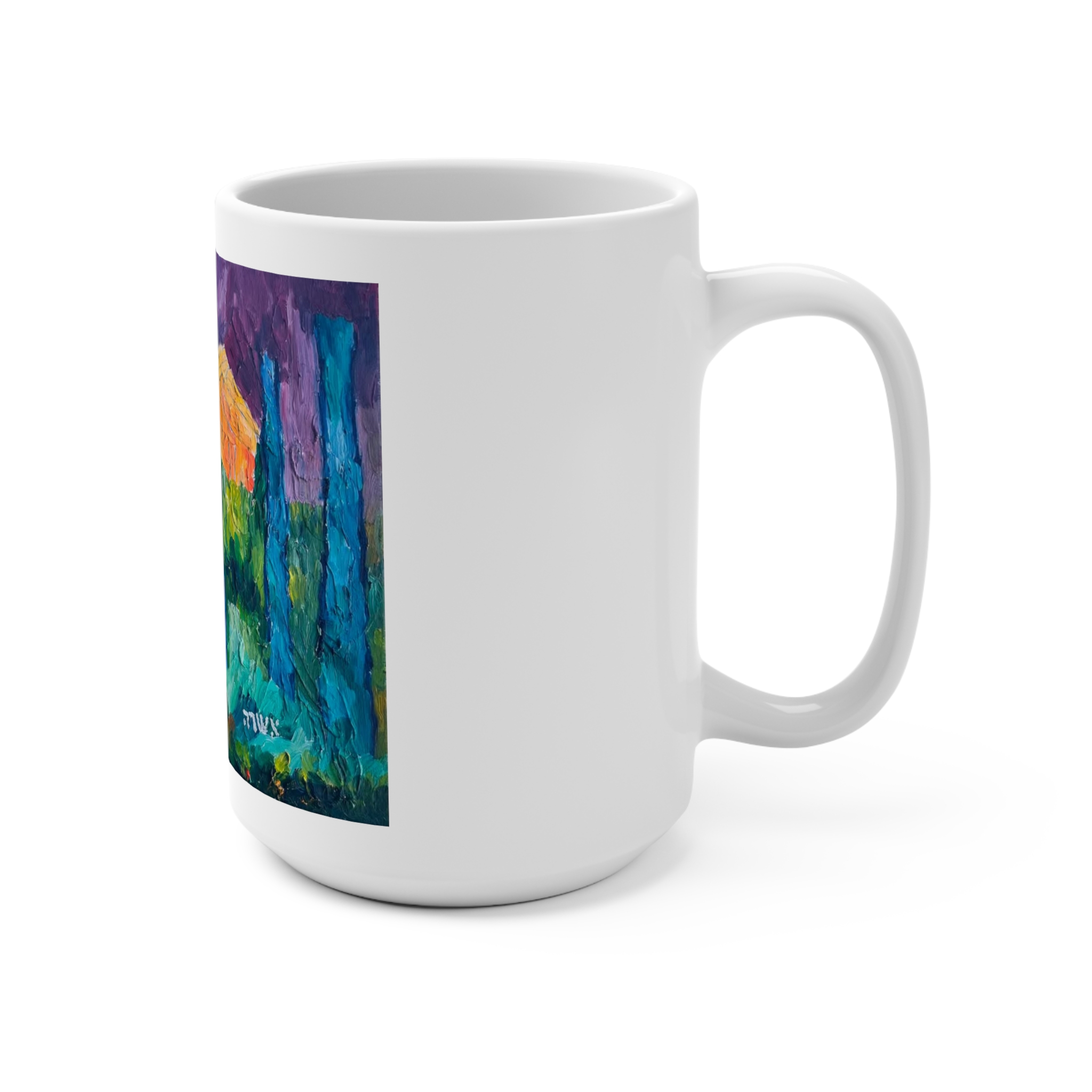 Monarch Grove Bluff Art Coffee Cup - Image 2