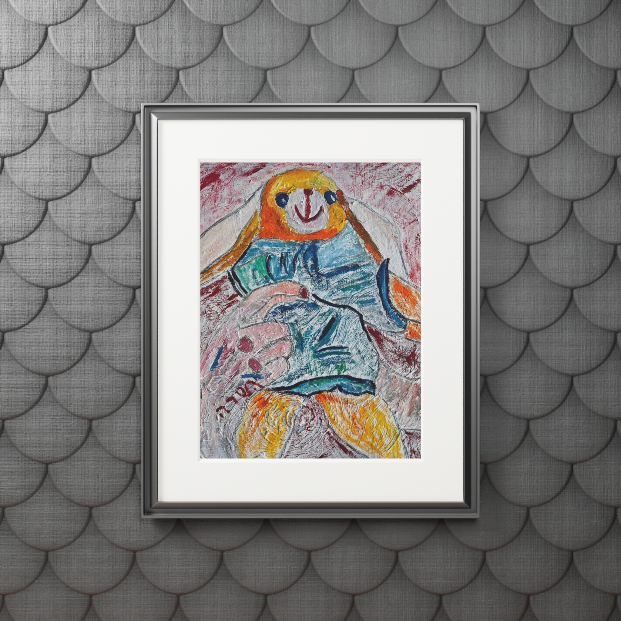 Flopsy Honey in Cheryl’s Arms Art Print - Image 3