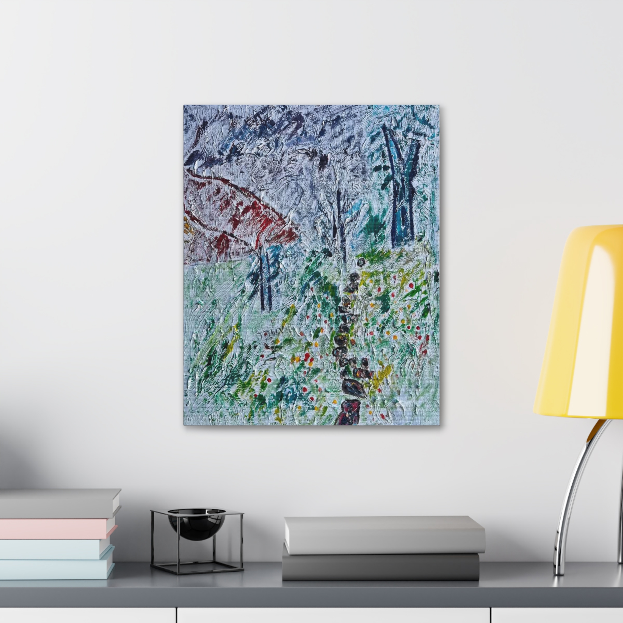 Following Lilly Art Canvas Print - Image 4