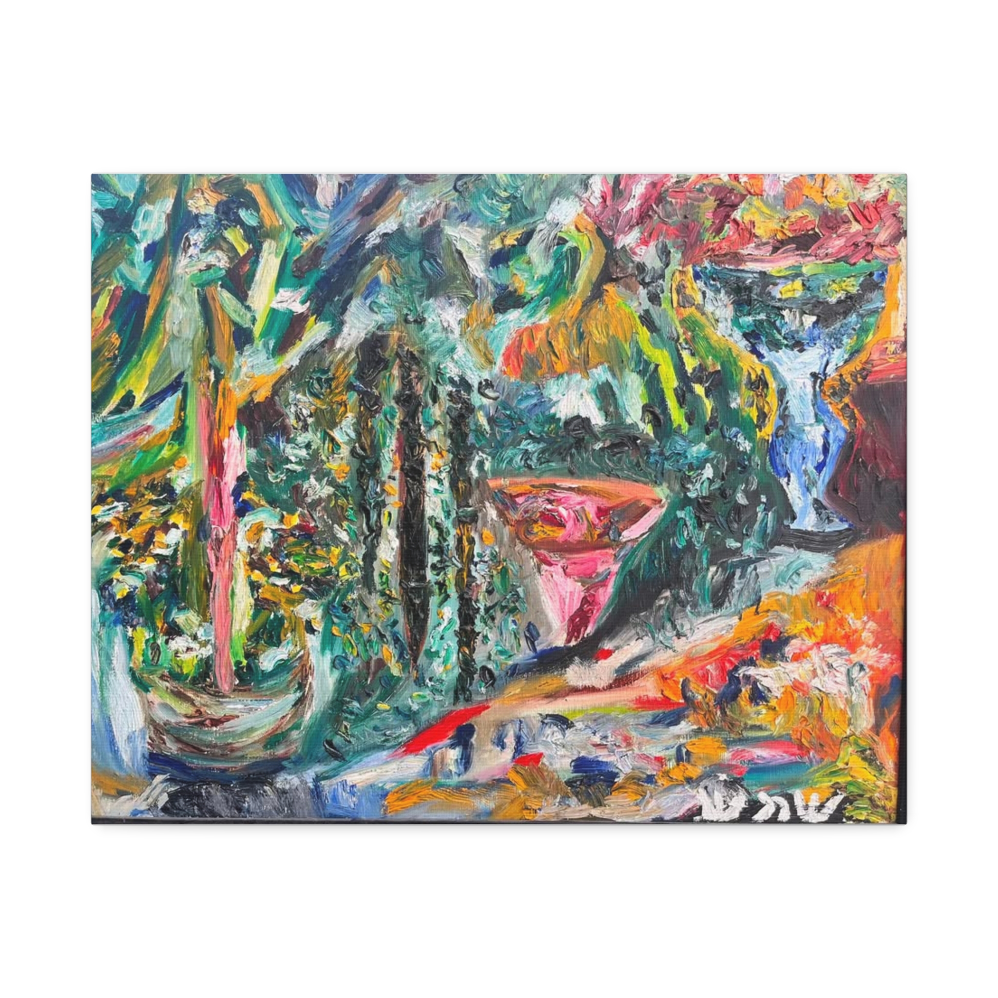 Backyard Simi Valley Art Canvas Print - Image 2