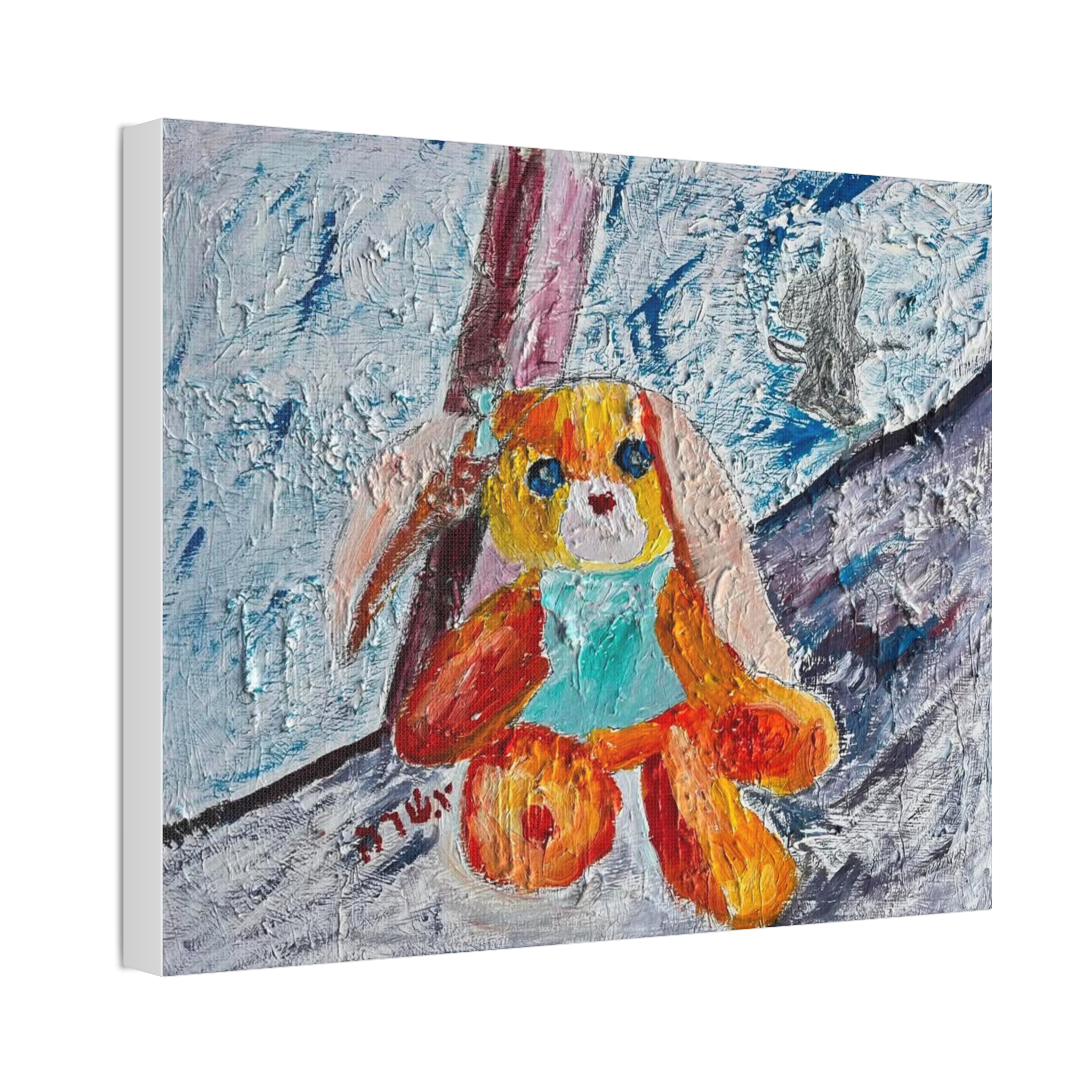 Flopsy Honey and the Shadow from the Sky Art Canvas Print - Image 3