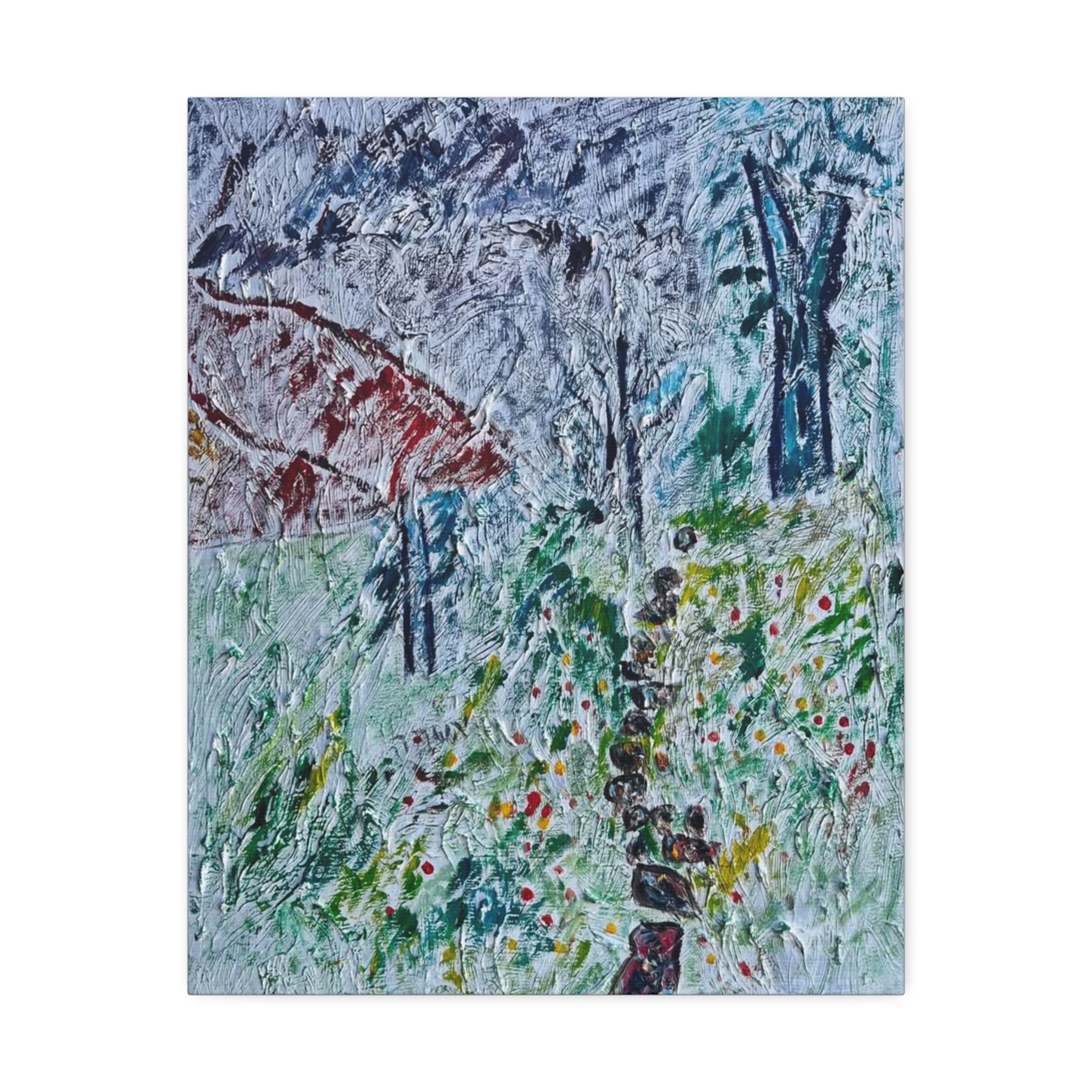 Following Lilly Art Canvas Print - Image 2