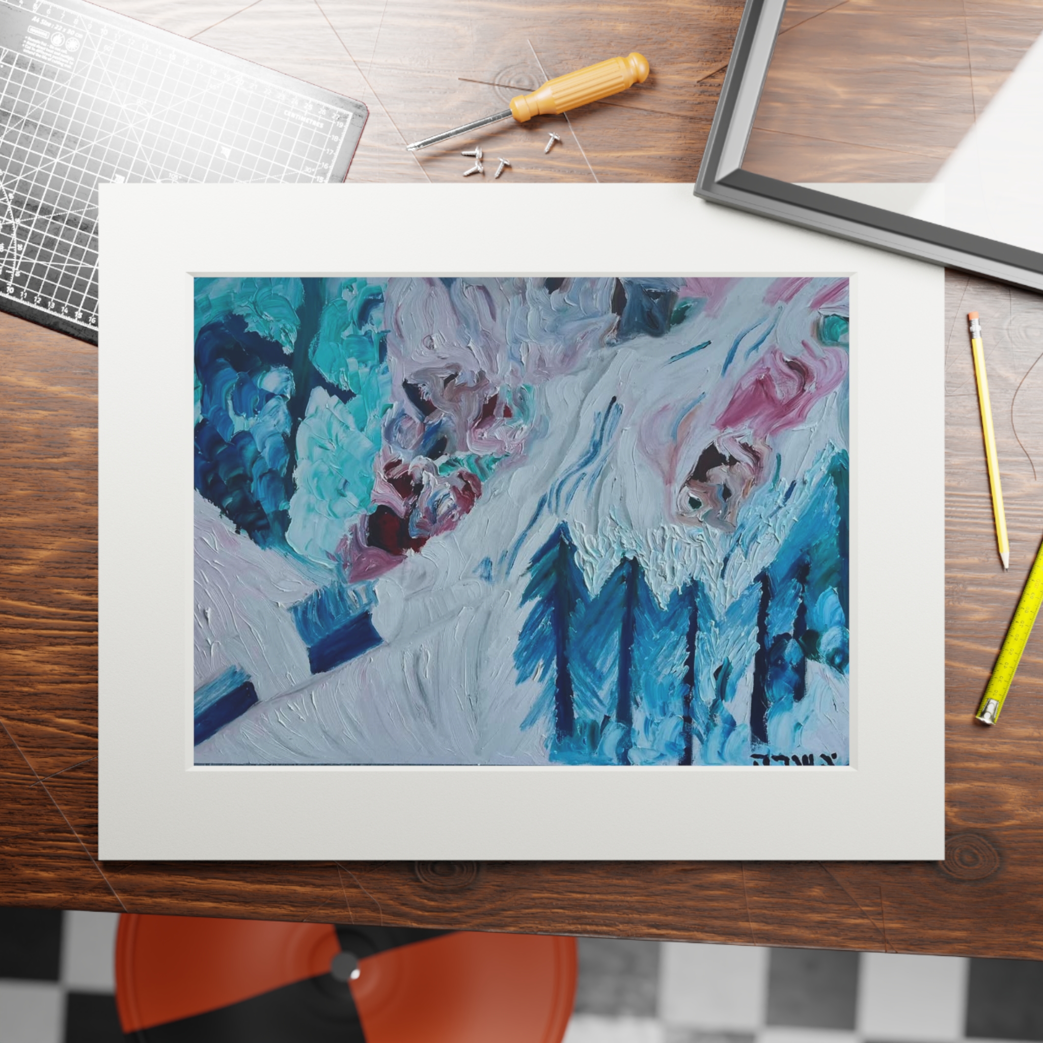 Pareidolia Avalanche Art Print - Image 4