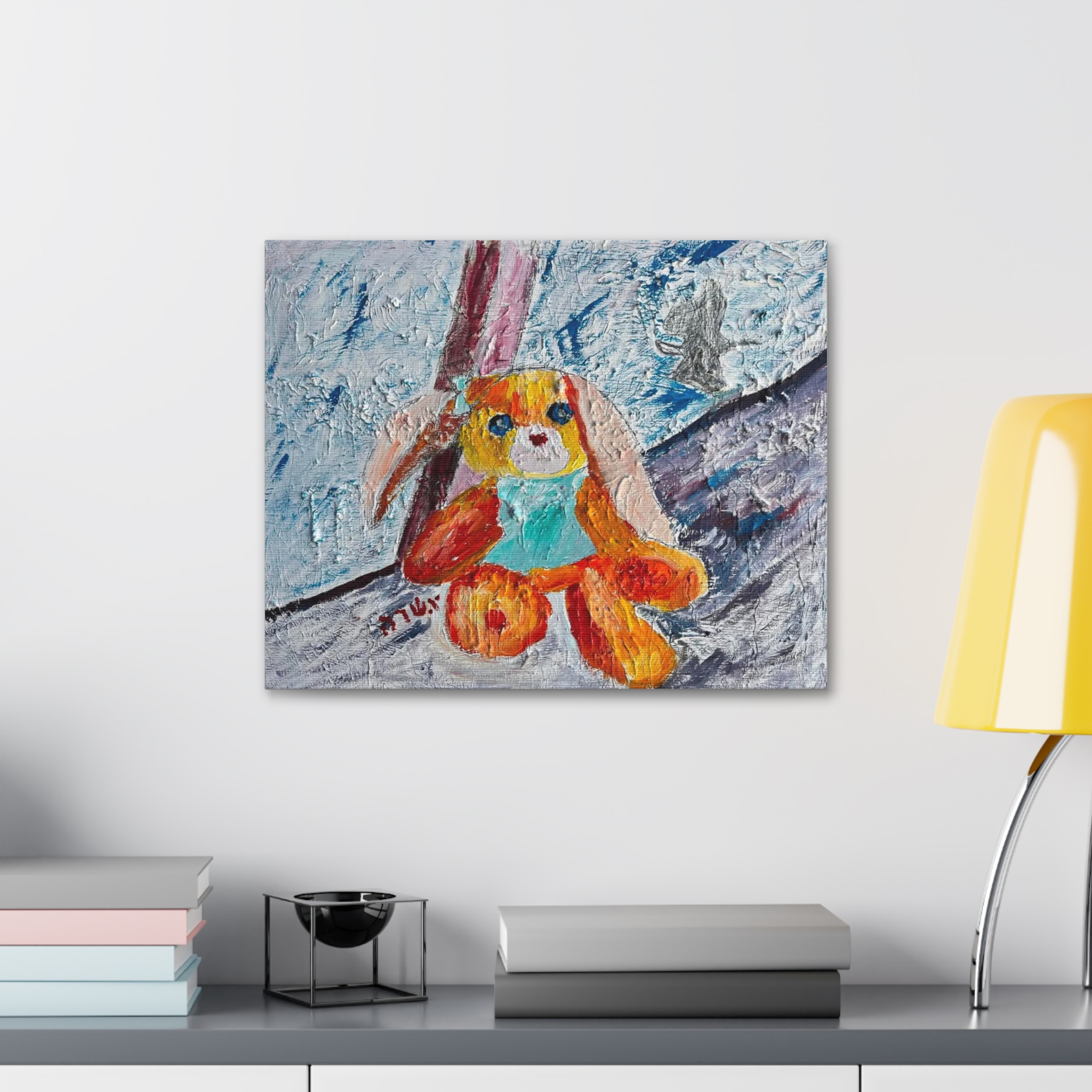 Flopsy Honey and the Shadow from the Sky Art Canvas Print - Image 4