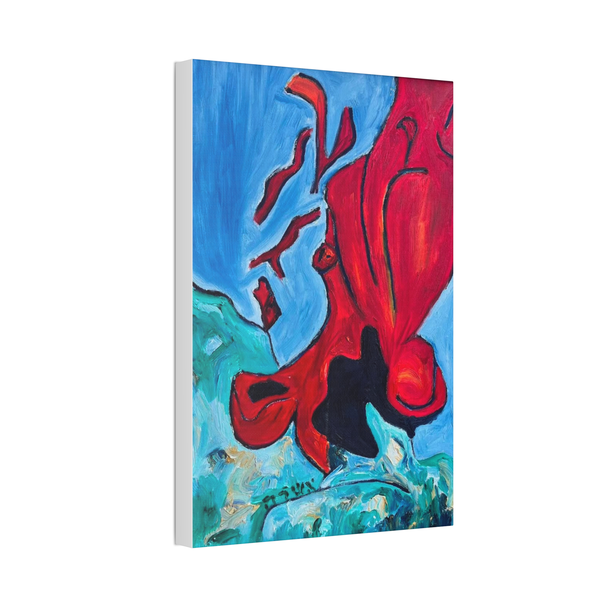 Limber Pine Tree Art Canvas Print - Image 3