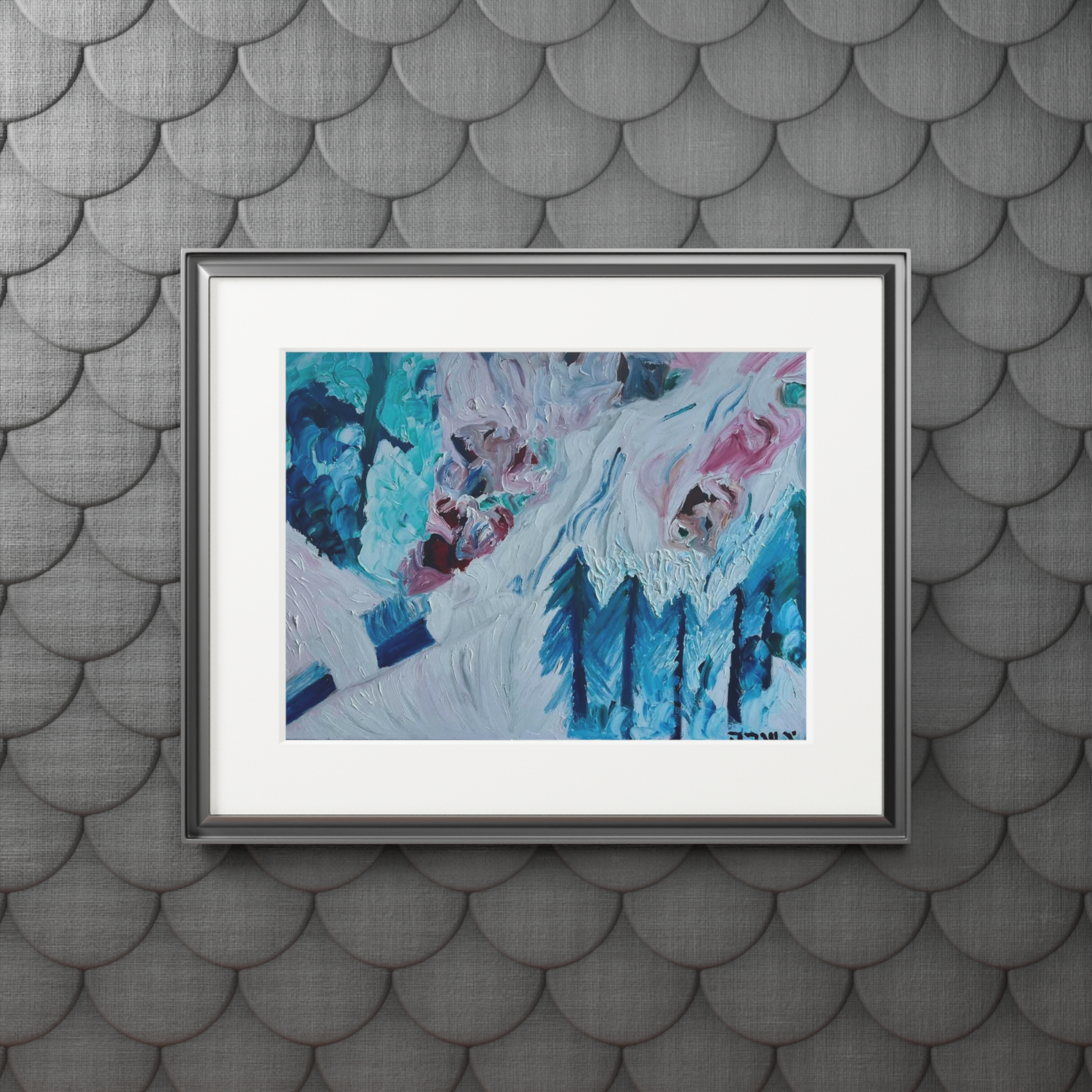 Pareidolia Avalanche Art Print - Image 3