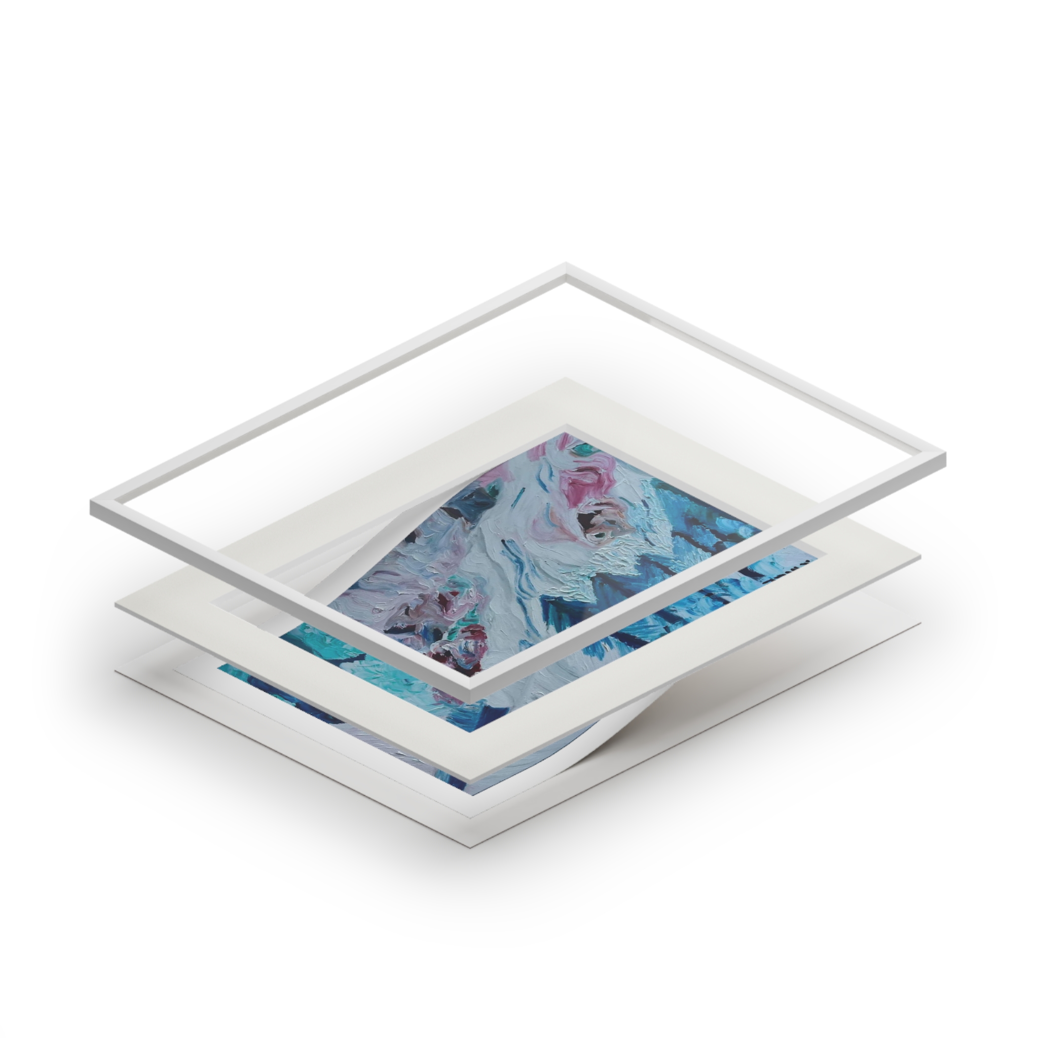 Pareidolia Avalanche Art Print - Image 2