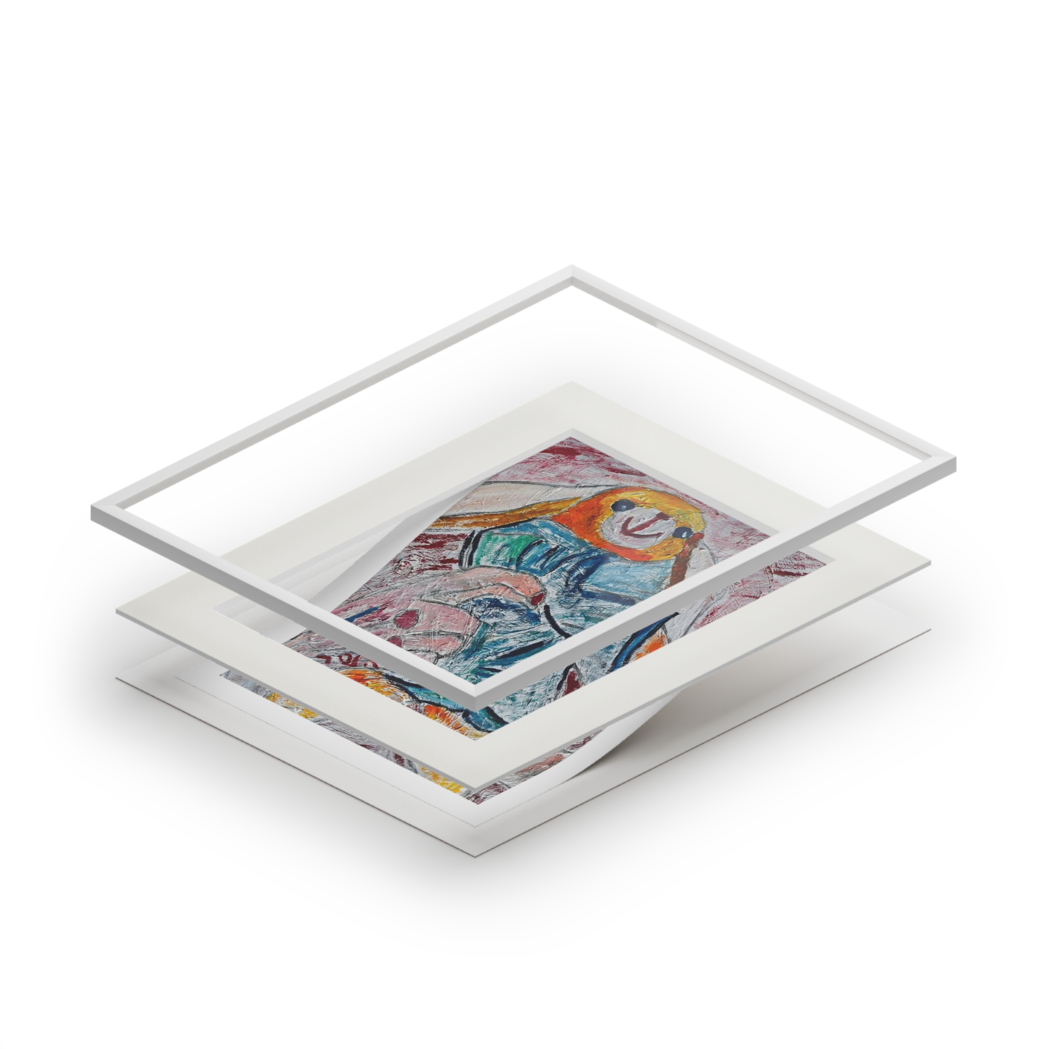 Flopsy Honey in Cheryl’s Arms Art Print - Image 2