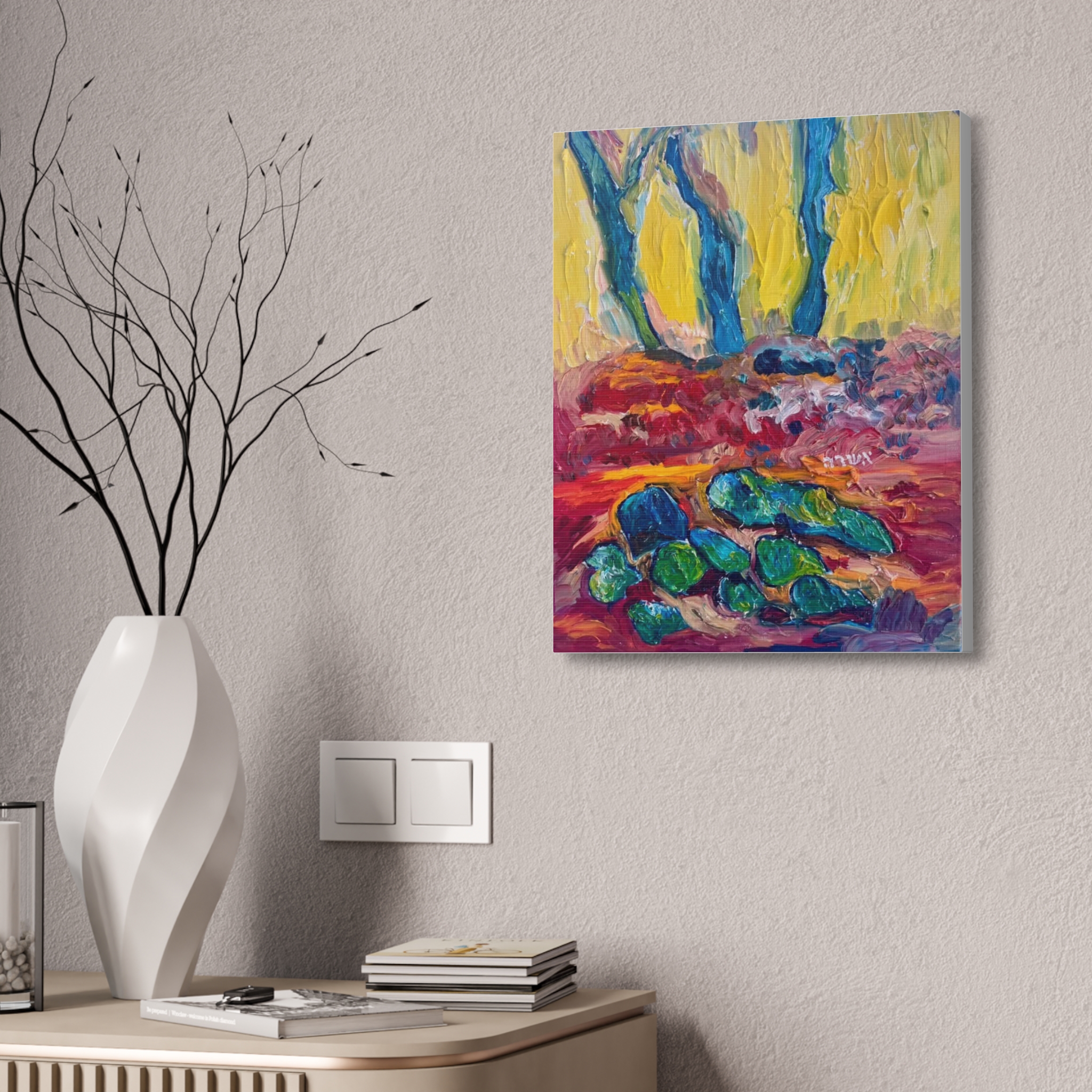 Dawn Sutra Heights Canvas Print - Image 4