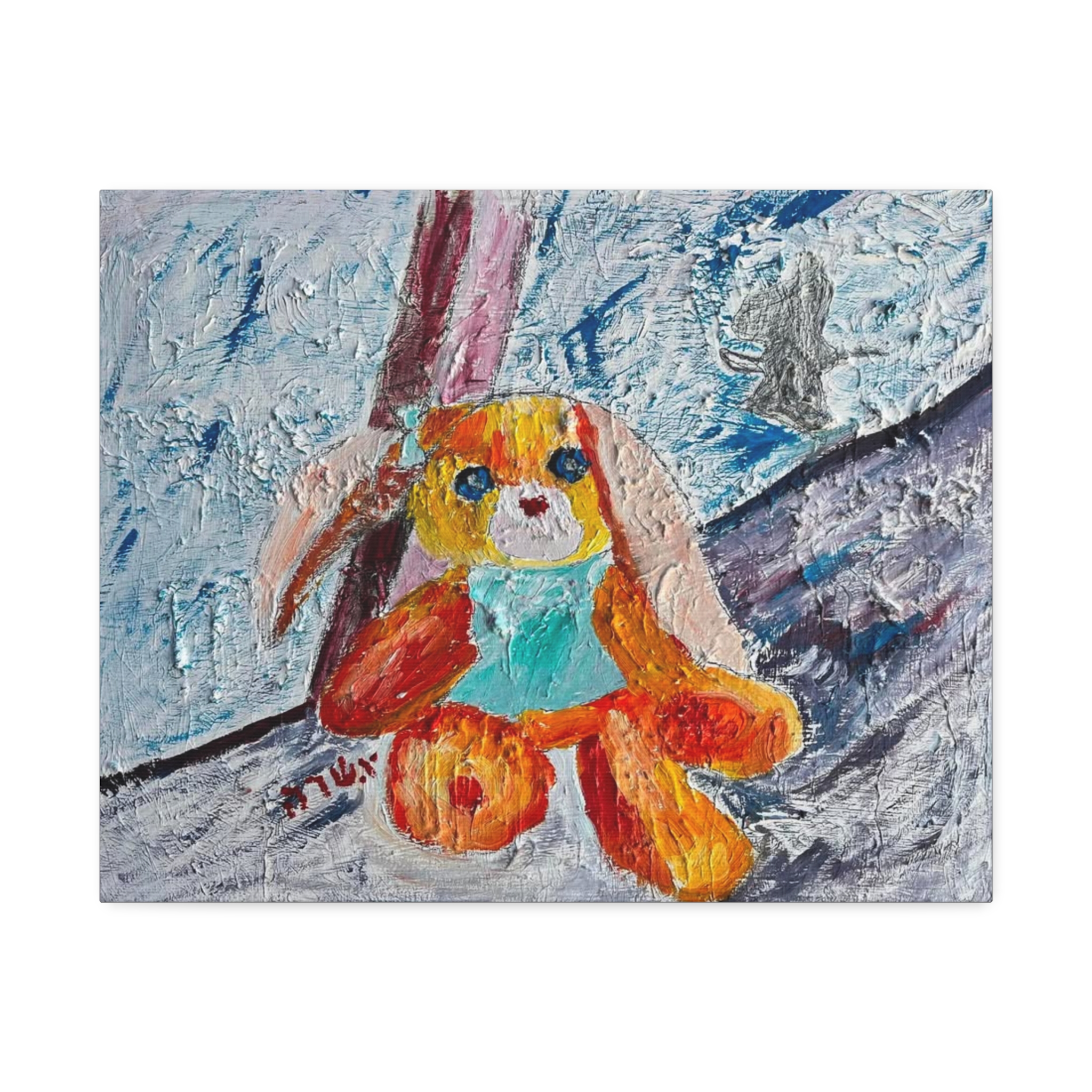 Flopsy Honey and the Shadow from the Sky Art Canvas Print - Image 2